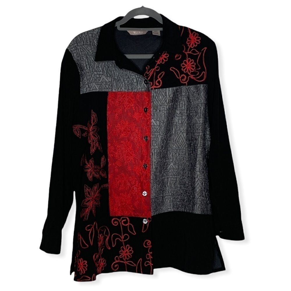 Vintage Tanjay Mix Panelled Top
